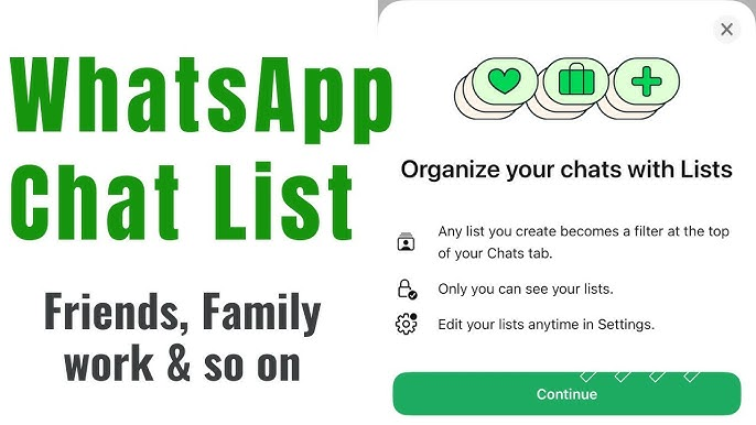 Whatsapp chat list
